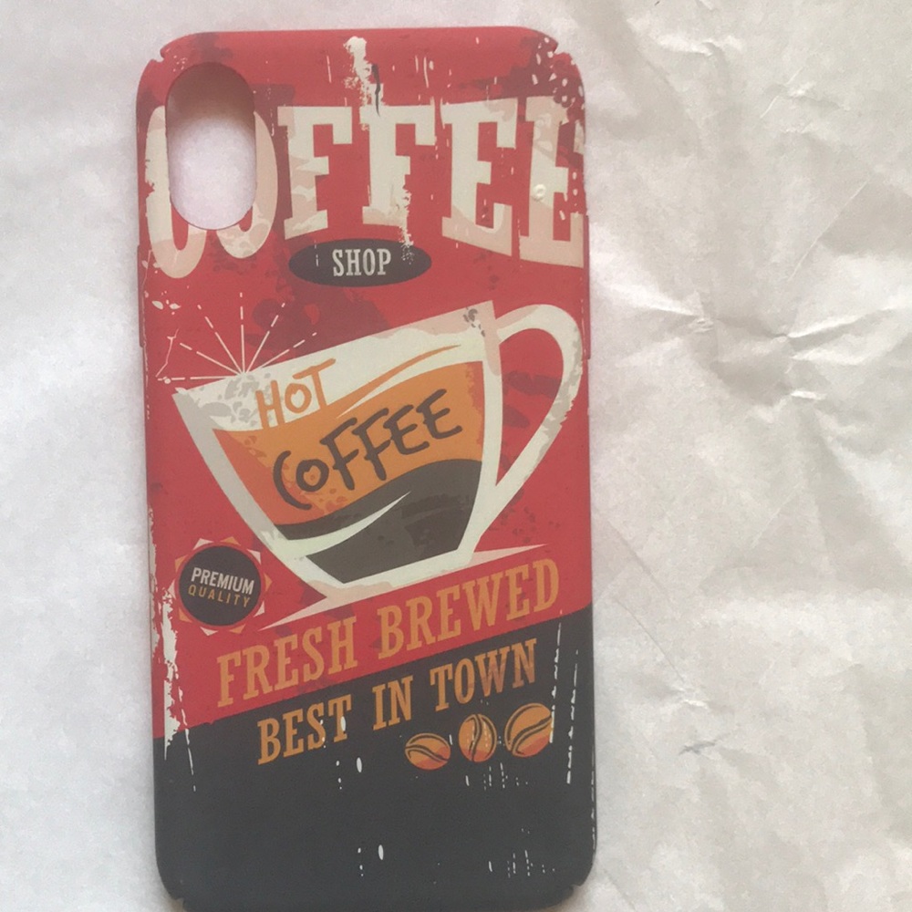 Coffee Case For IPhone X New❤️